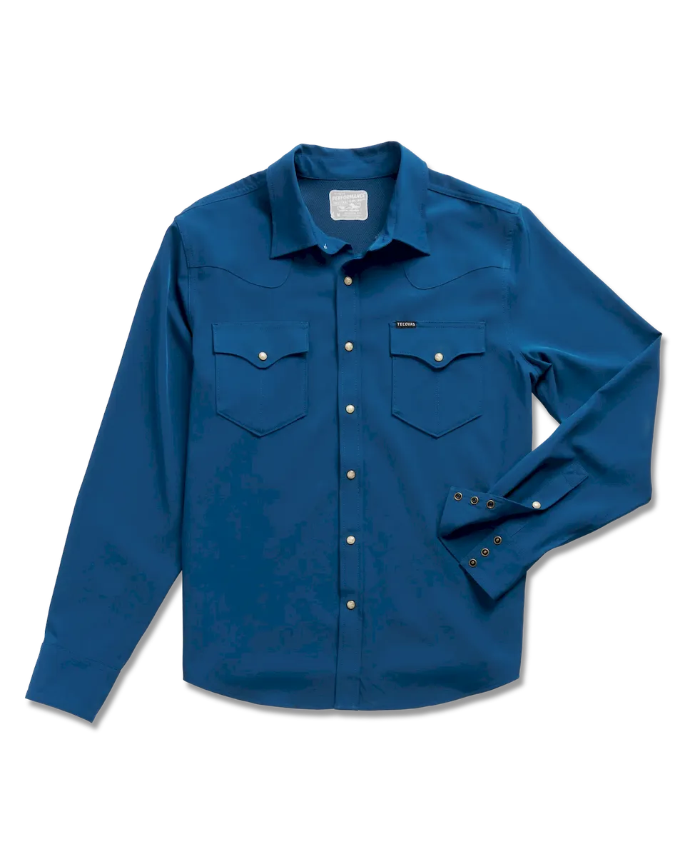 Men's Performance Long Sleeve Western Pearl Snap