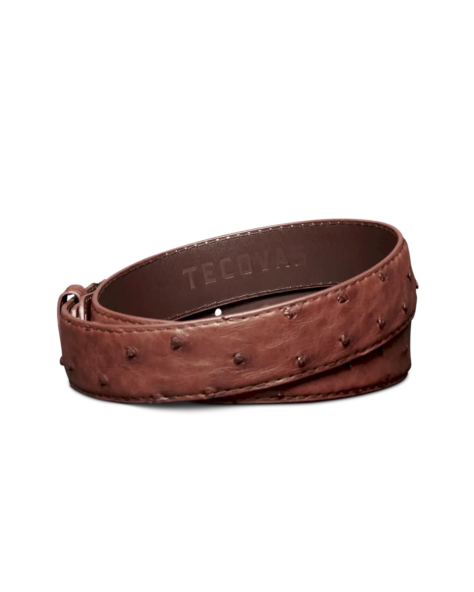 Men's Ostrich Belt - Image 4