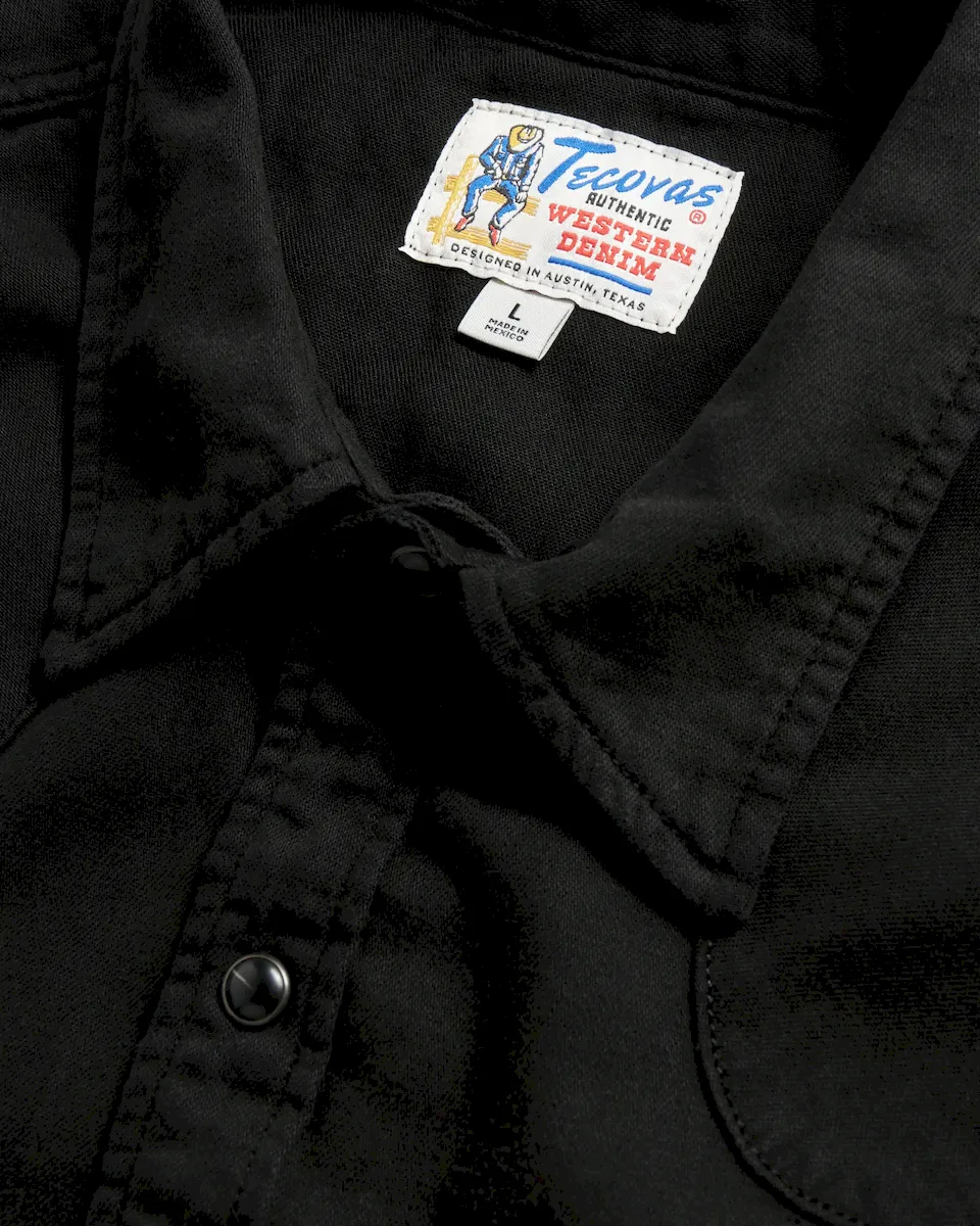 Men's Denim Short Sleeve Pearl Snap - Image 4