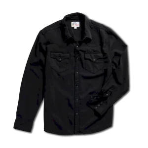 Men's Denim Long Sleeve Pearl Snap