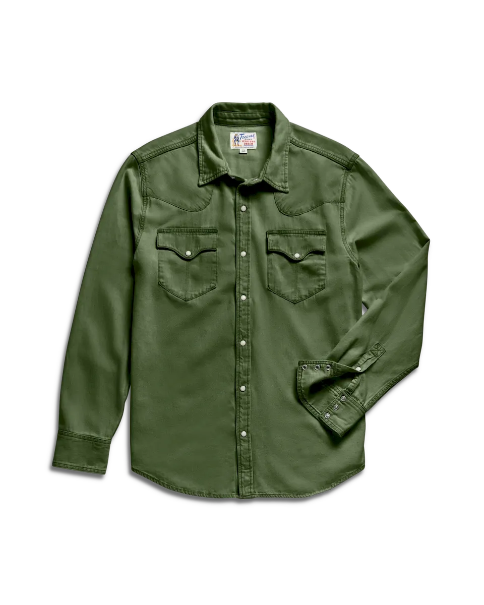 Men's Denim Long Sleeve Pearl Snap