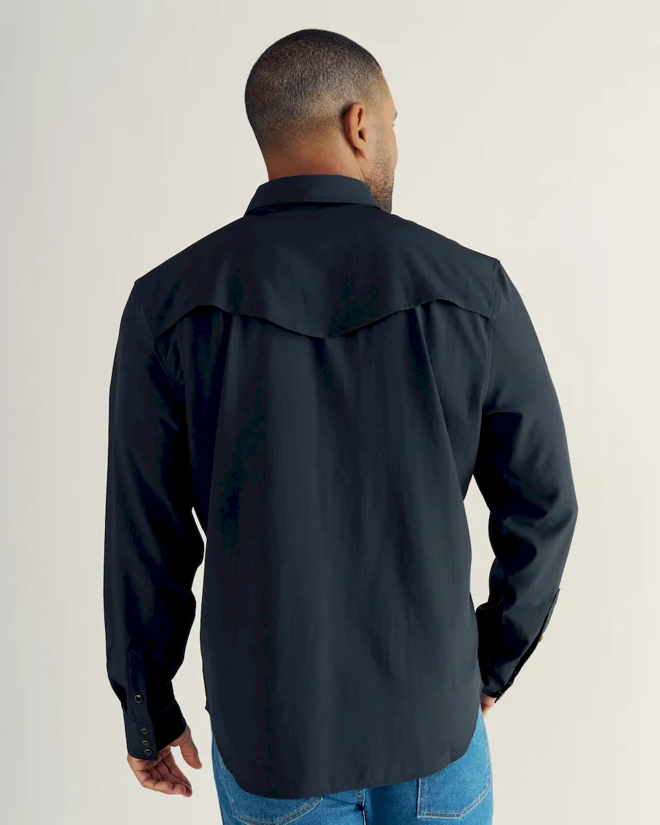 Men's Performance Long Sleeve Western Pearl Snap - Image 3