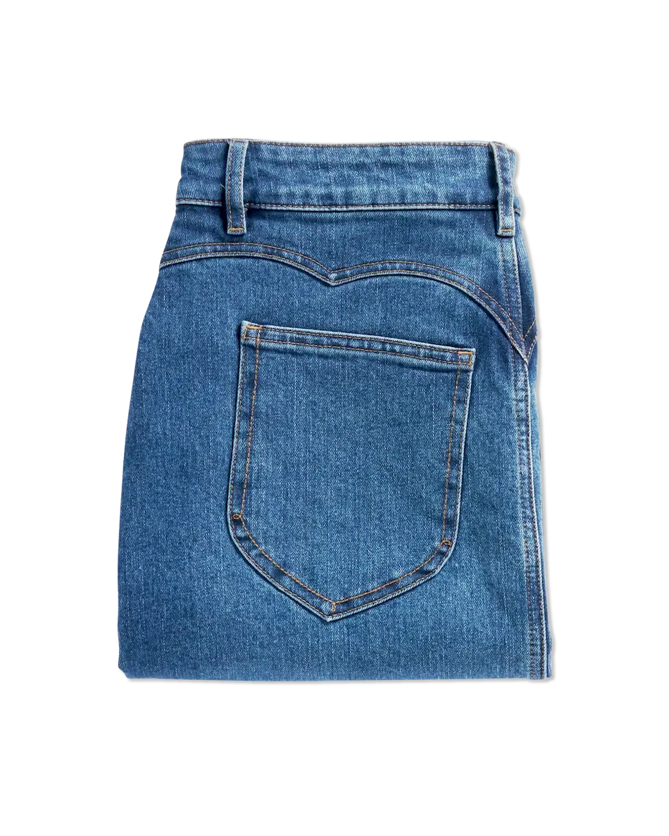 Women's Midi Denim Skirt - Image 6