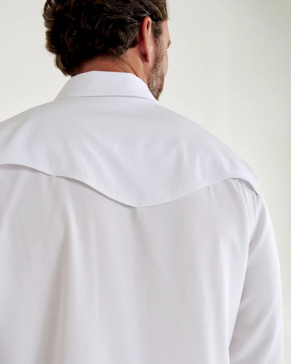 Men's Performance Long Sleeve Western Pearl Snap - Classic Fit - Image 5