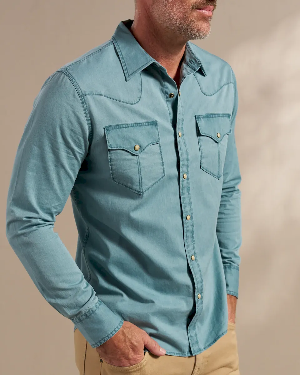 Men's Flying-T Thorn Stopper Pearl Snap - Image 2