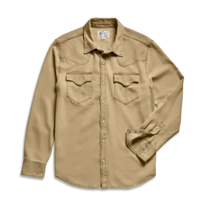 Men's Denim Long Sleeve Pearl Snap