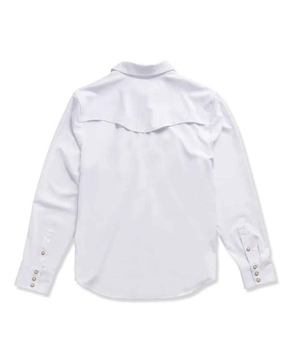 Men's Performance Long Sleeve Western Pearl Snap - Classic Fit - Image 8