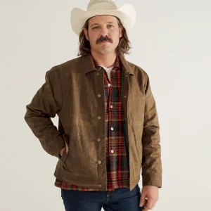 Men's Buckaroo Waxed Canvas Trucker Jacket