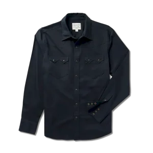 Men's Vintage Weight Sawtooth Cotton Pearl Snap