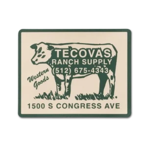 Tecovas Ranch Supply Sticker