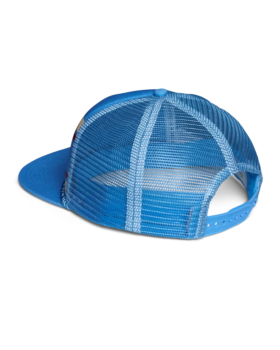 Retro Flat Brim Trucker - Image 3