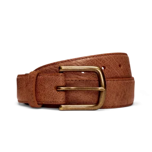 Men's Smooth Ostrich Belt