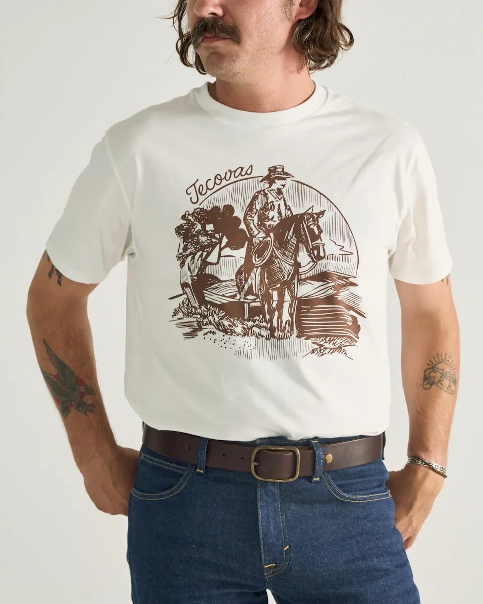 Men's Sketchbook Cowboy Tee - Image 2