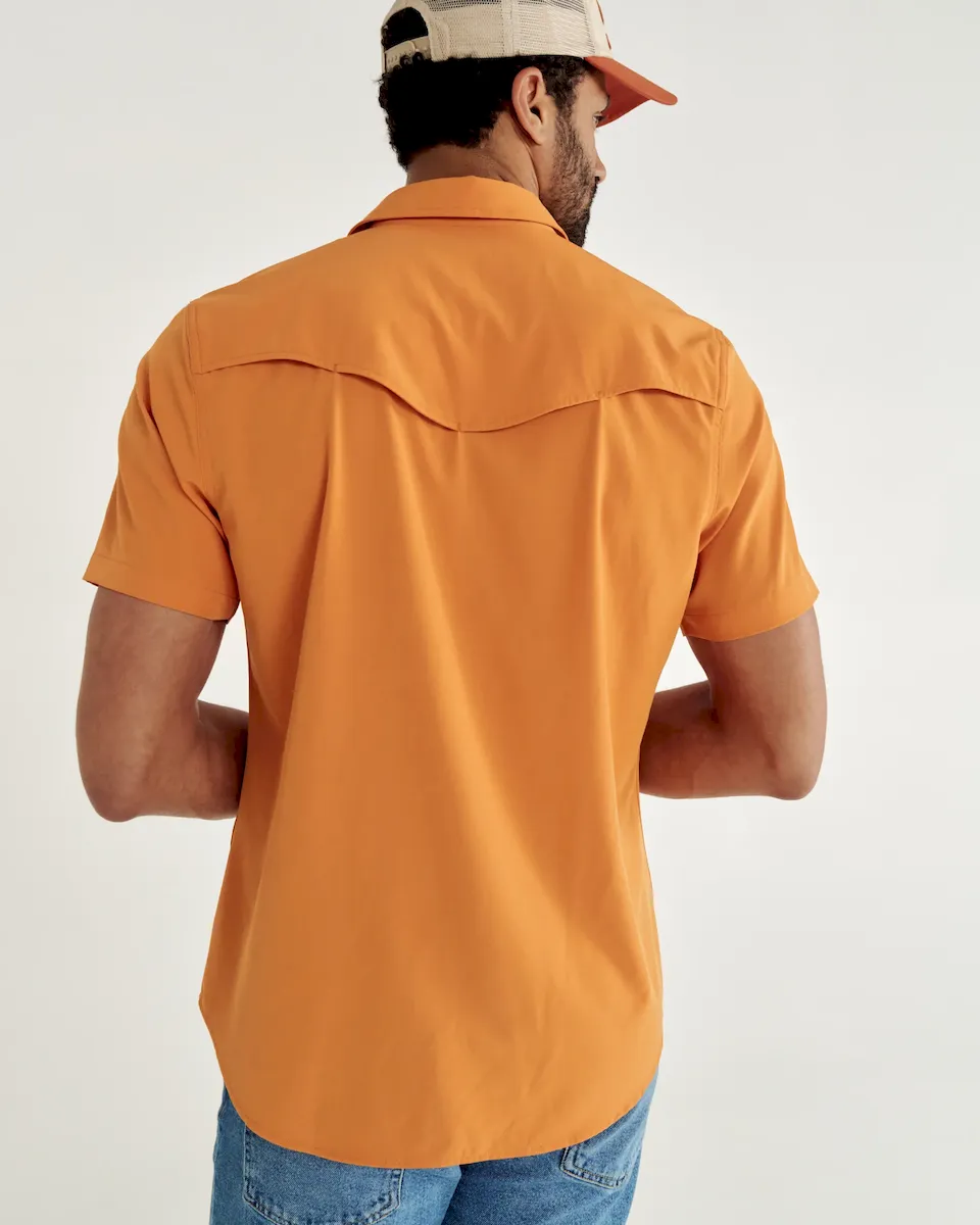 Men's Performance Short Sleeve Western Pearl Snap - Image 3