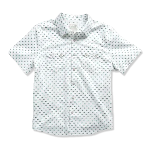 Men's Classic Fit Vintage Weight Sawtooth Short Sleeve Pearl Snap