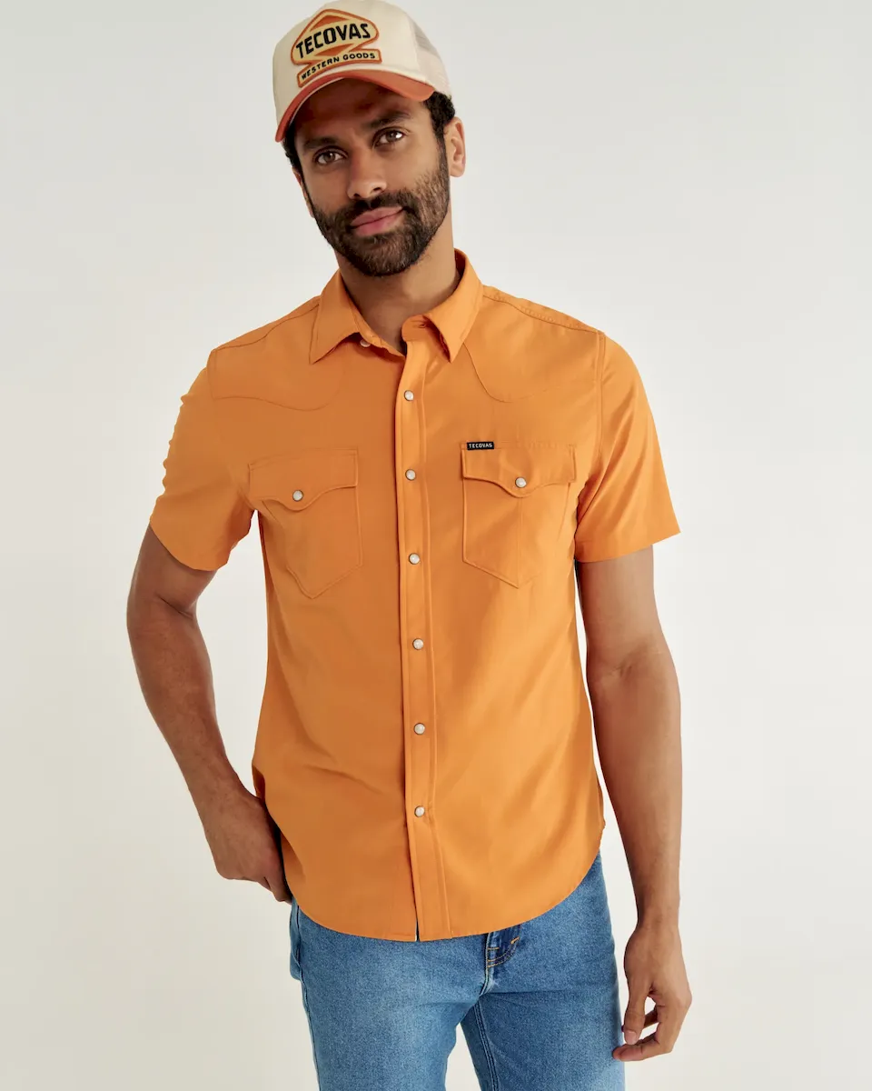 Men's Performance Short Sleeve Western Pearl Snap - Image 2