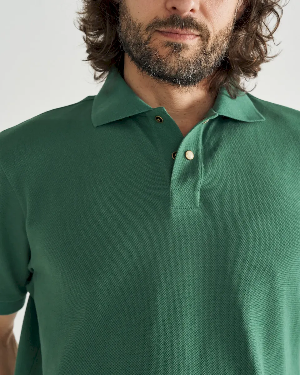 Men's Polo Short Sleeve Pearl Snap - Image 4