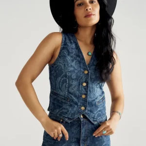 Women's Denim Vest