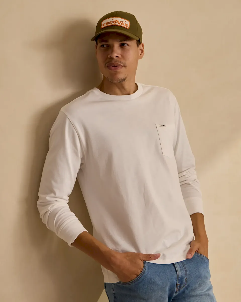 Men's Long Sleeve Standard Issue Pocket Tee - Image 2