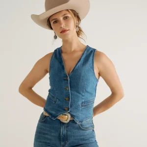 Women's Denim Vest