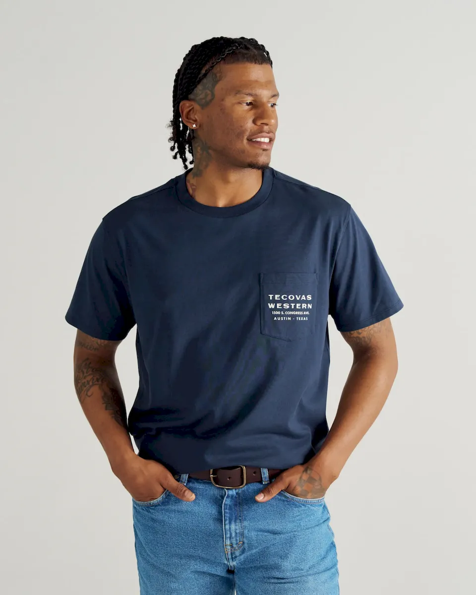 Men's Western Horseman Pocket Tee - Image 3