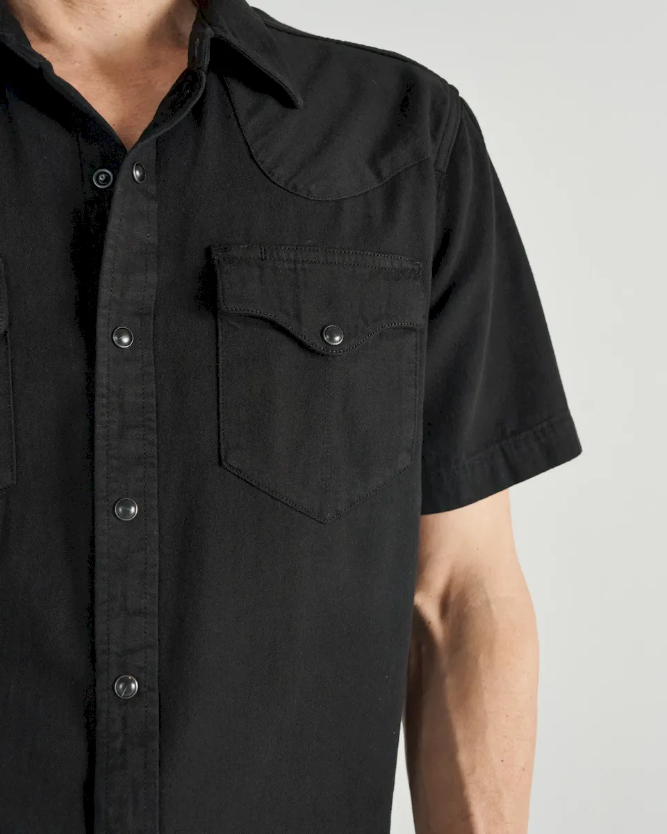 Men's Denim Short Sleeve Pearl Snap - Image 6