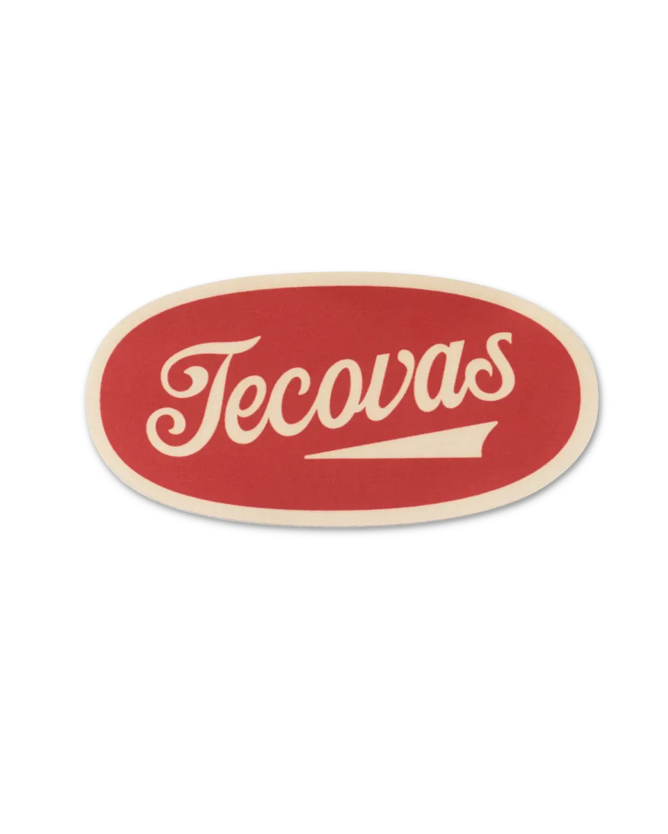 Tecovas Red Logo Sticker
