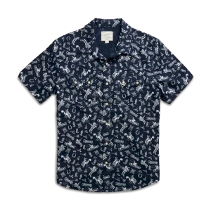 Men's Sawtooth Short Sleeve Pearl Snap
