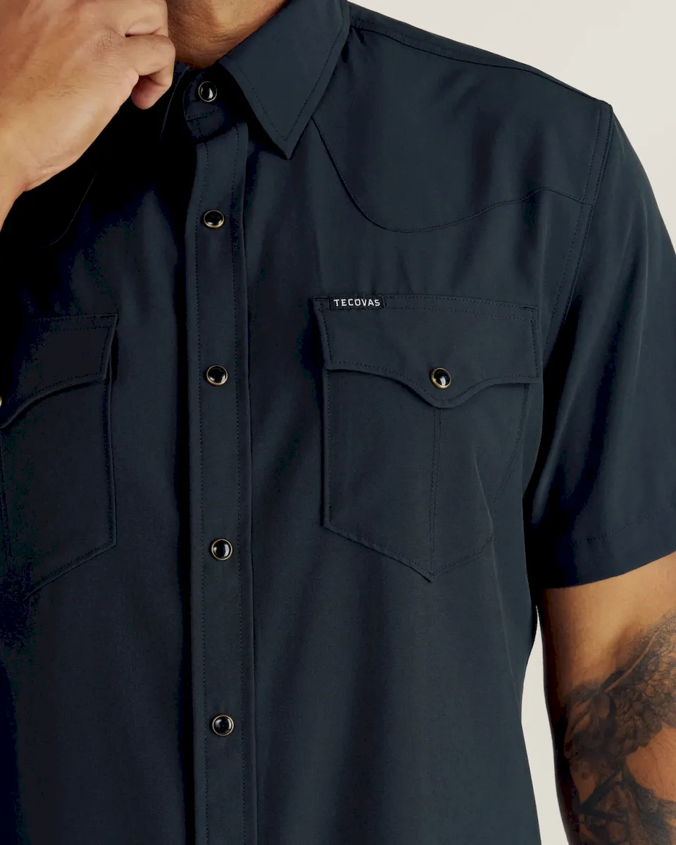 Men's Performance Short Sleeve Western Pearl Snap - Image 6