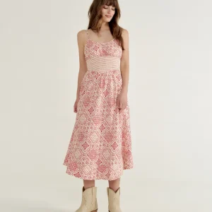 Women's Tiered Midi Dress