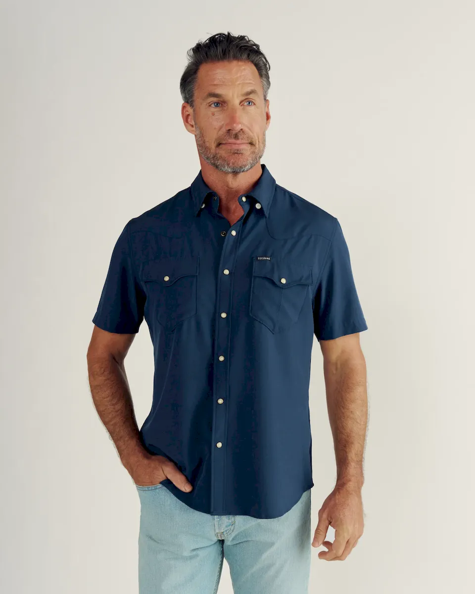 Men's Performance Short Sleeve Western Pearl Snap - Image 2