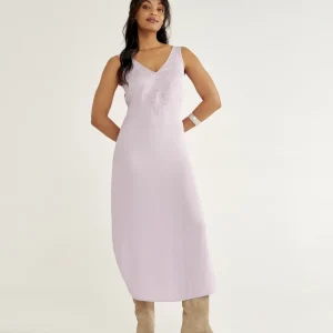 Women's Embroidered Slip Dress