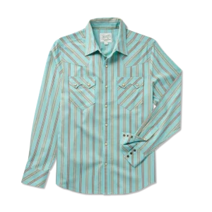 Men's Vintage Weight Sawtooth Cotton Pearl Snap